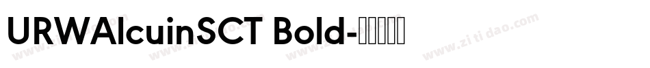 URWAlcuinSCT Bold字体转换